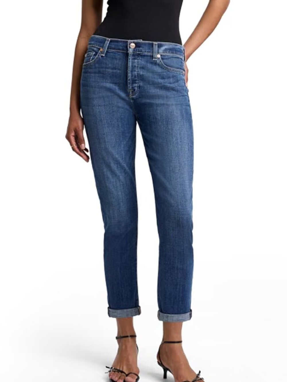 7 for All Mankind Josefina Skinny Boyfriend Jeans- size 27